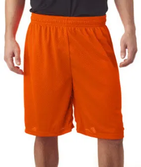 7209 Badger Adult Mesh/Tricot 9" Shorts Safety Orange