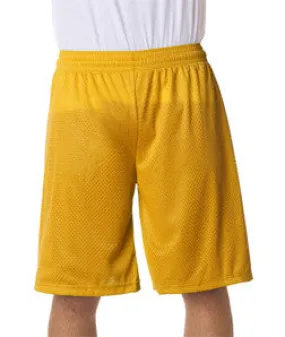 7211 Badger Adult Mesh/Tricot 11" Shorts Gold