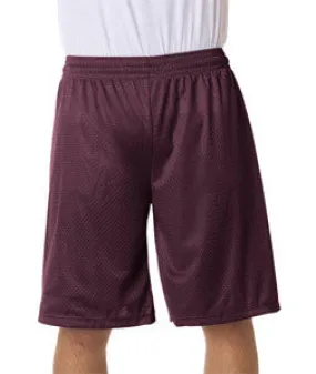 7211 Badger Adult Mesh/Tricot 11" Shorts Maroon