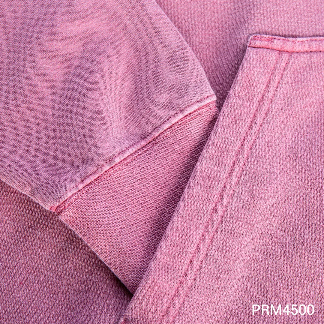 9oz. Unisex Midweight Pigment Dye Pullover Hood