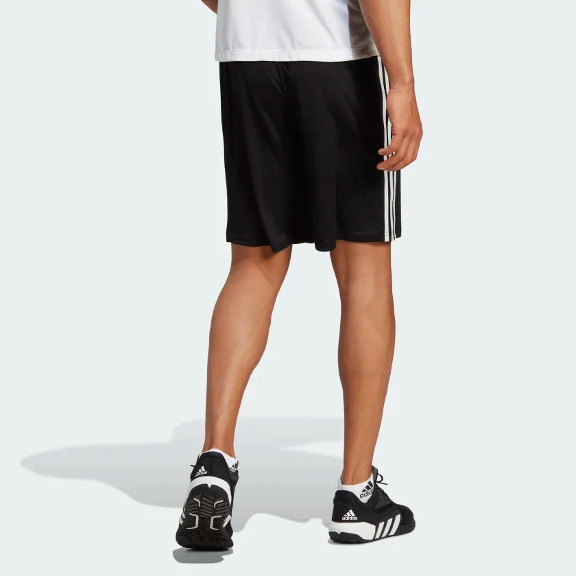 Adidas Men Train Essentials Pique 3-Stripes Training Shorts