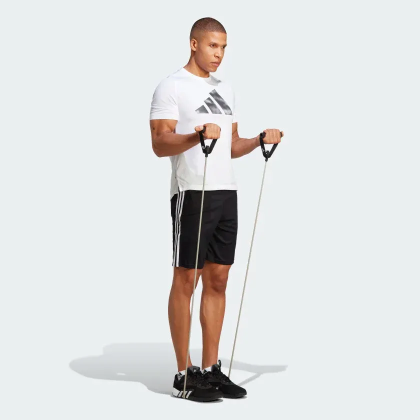 Adidas Men Train Essentials Pique 3-Stripes Training Shorts
