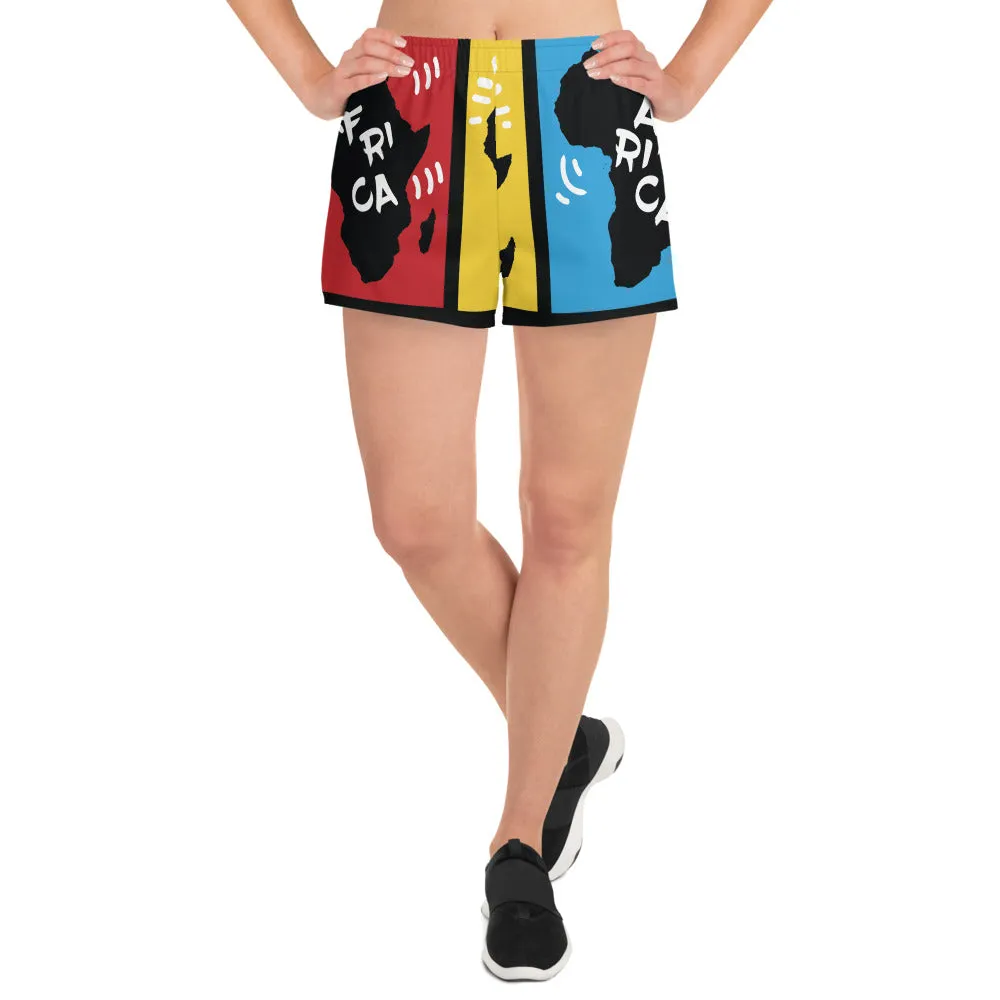 AFRICA PRIMARY All-Over Print Unisex Athletic Shorts