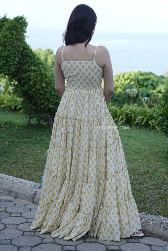 Ballet Blush Cotton Maxi Dress