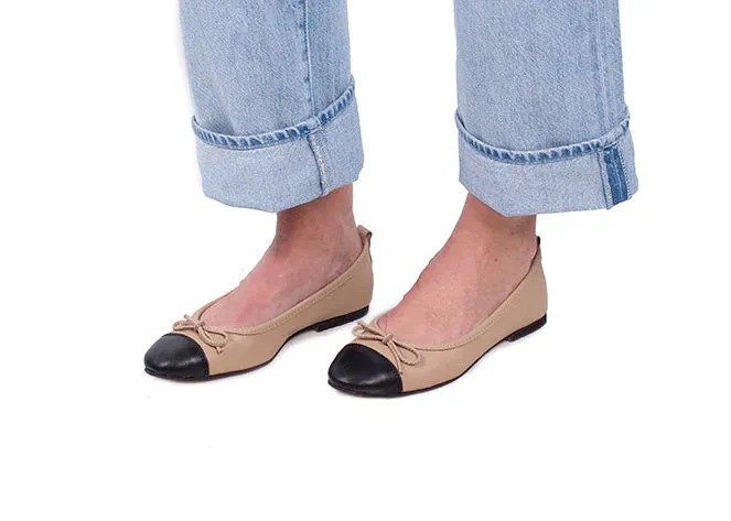 Ballet Flat - with toe cap (Neutral)
