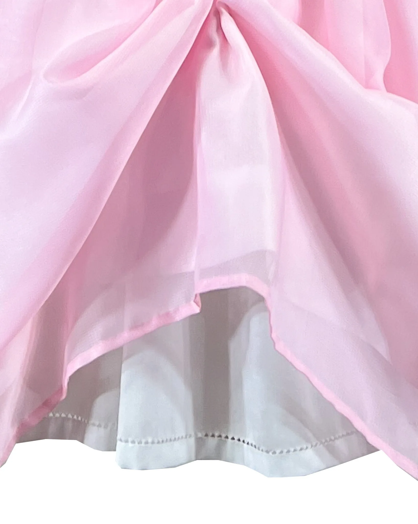 Ballet Slippers Pink Embroidered Dress