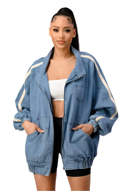 Be The Trend- Loose Fit Denim Jacket