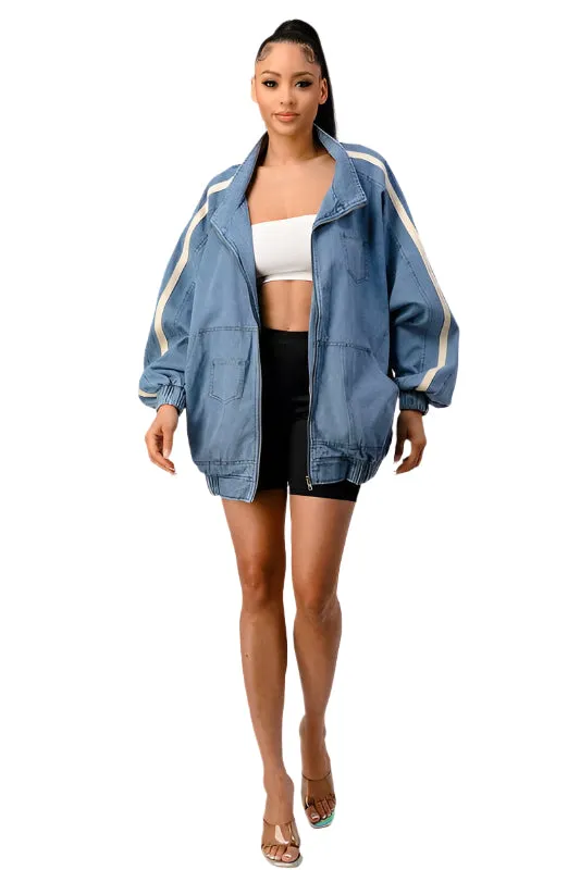 Be The Trend- Loose Fit Denim Jacket