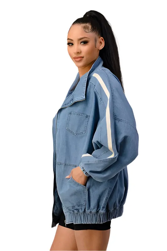 Be The Trend- Loose Fit Denim Jacket