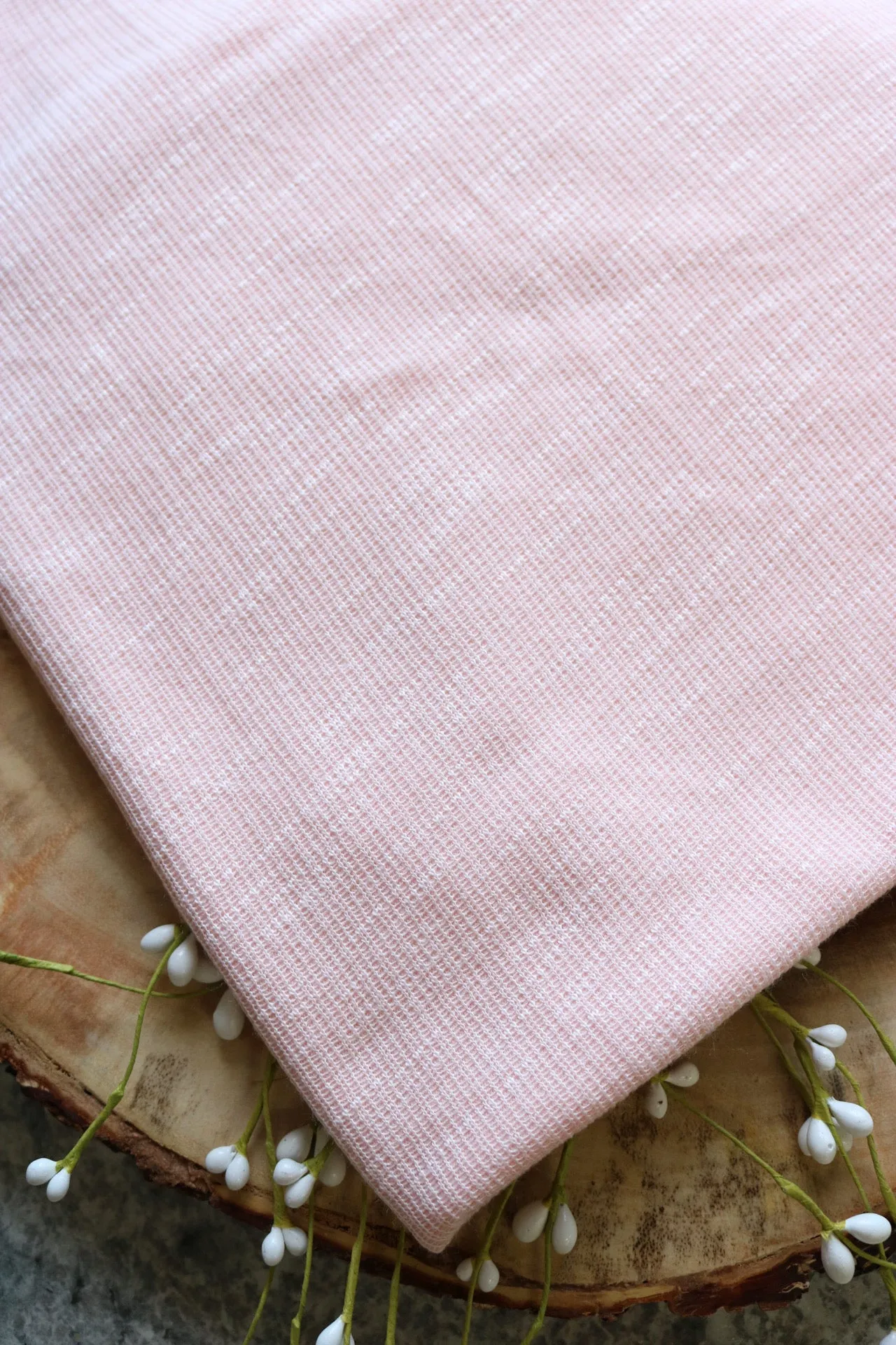 Blush Impressionist Double Sweater Knit