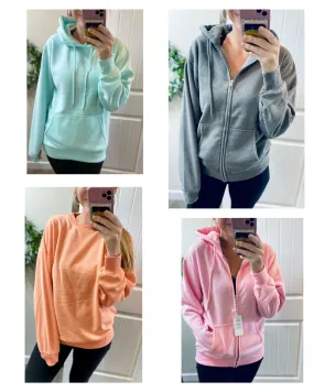 Burnout Full Zip/Pullover Fleece Sweatshirts
