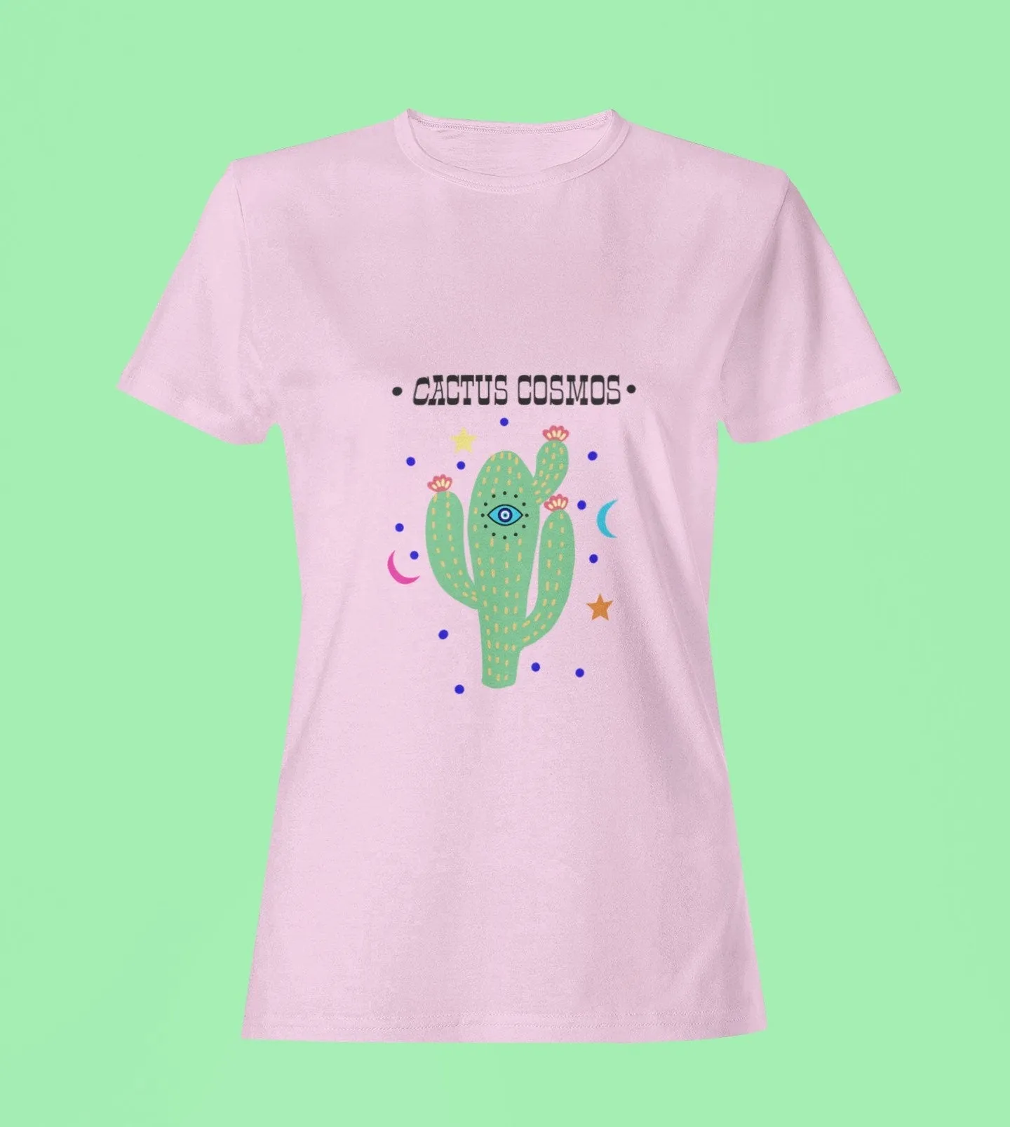Cactus Cosmos Evil Eye T shirt, Cactus T Shirt, Evil Eye T shirt