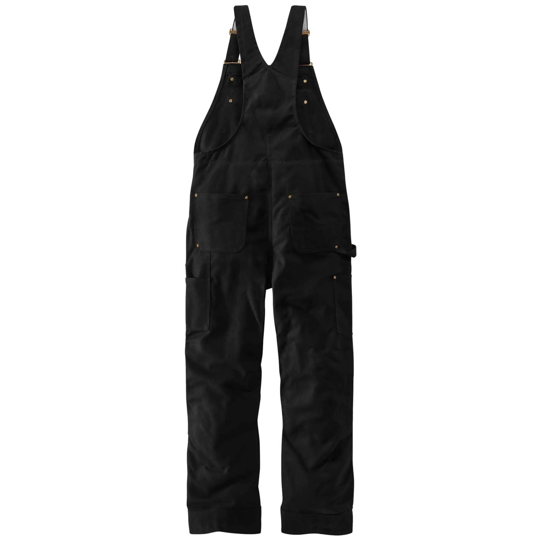 Carhartt Firm Duck Loose Fit Insulated Durable Canvas Bib Overalls 104393