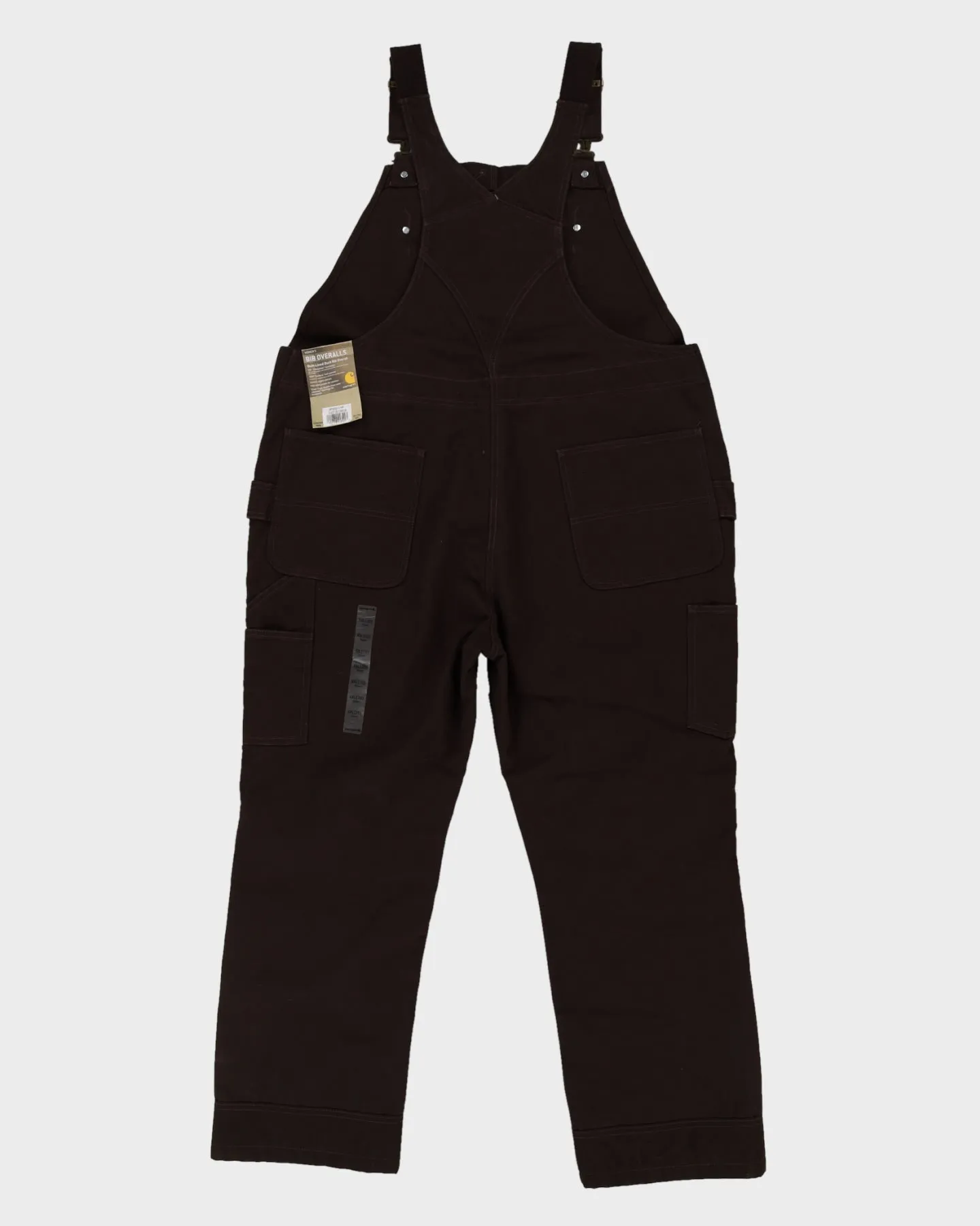 Carhartt Thinsulate Brown Bib Overalls - XXL