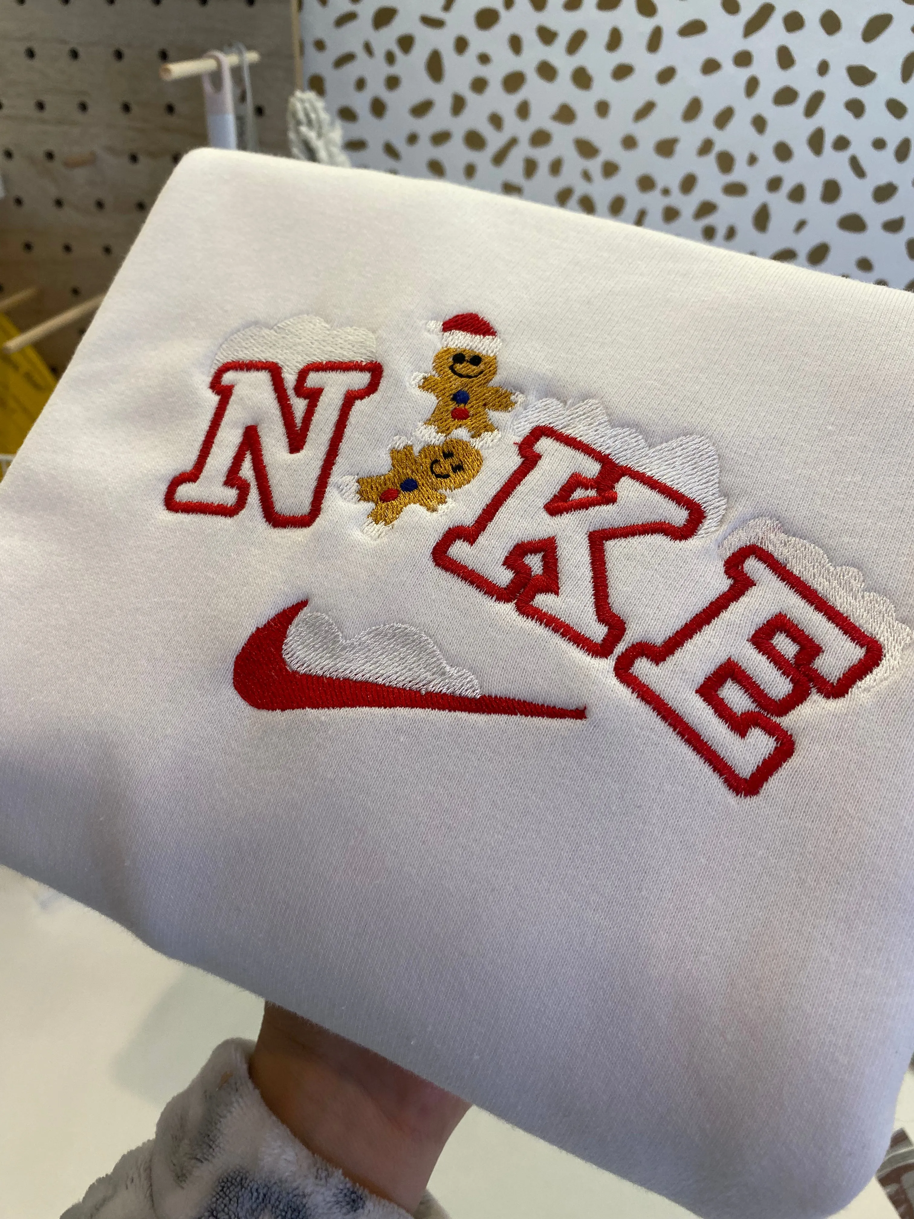Cookie Embroidered Sweatshirts Gifts for her