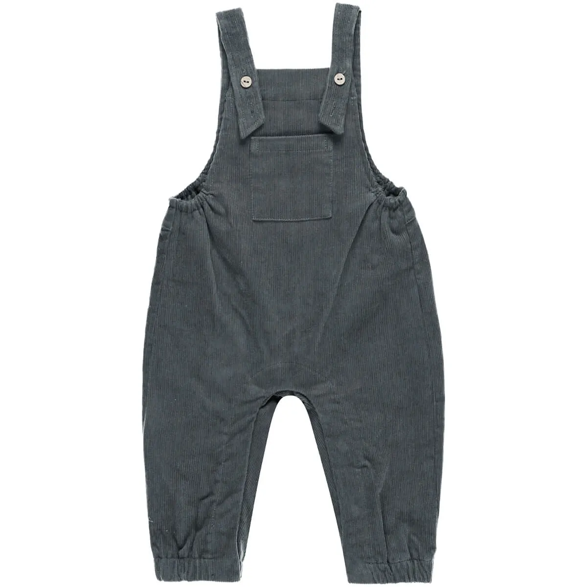 Corduroy Baby Overalls in Indigo by Quincy Mae