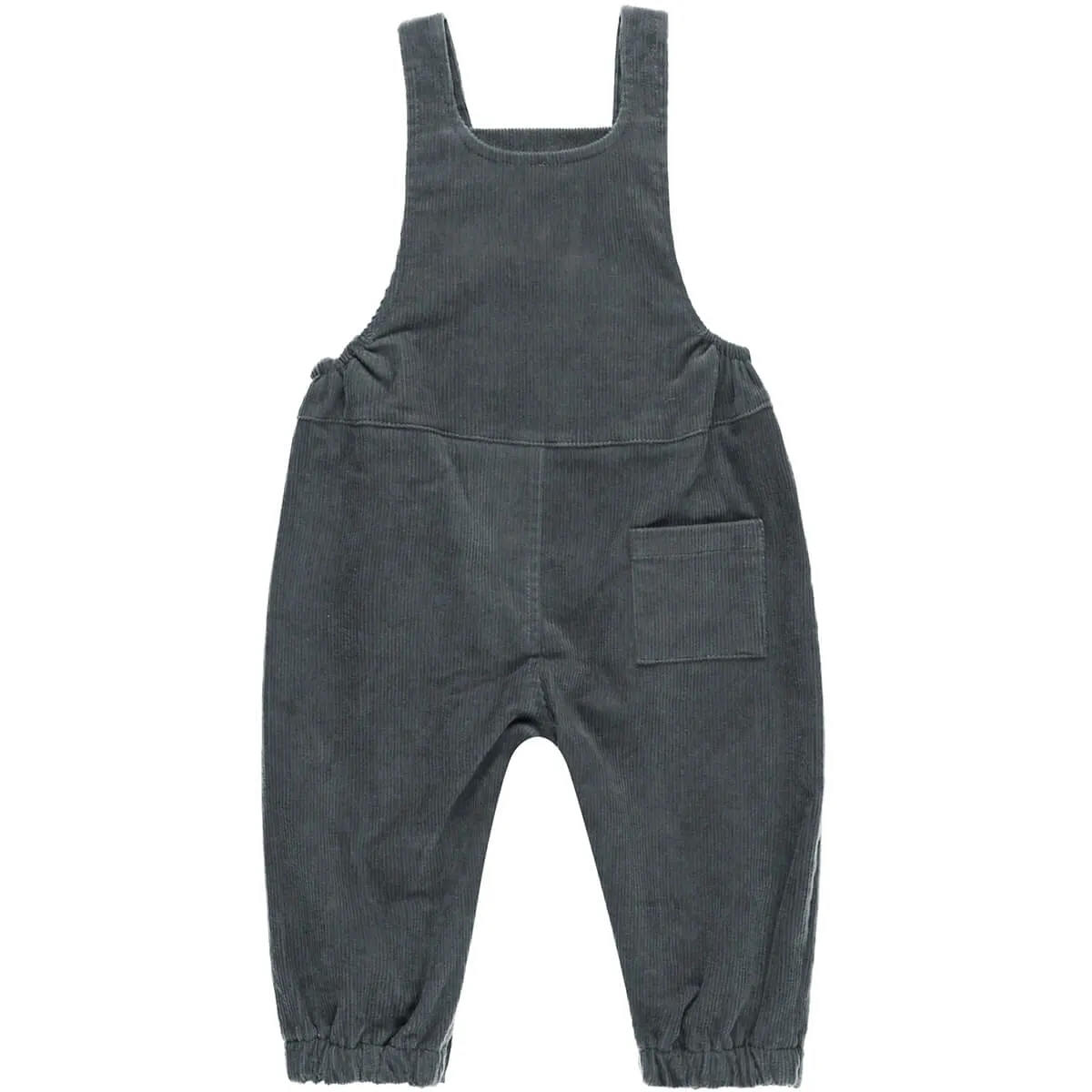 Corduroy Baby Overalls in Indigo by Quincy Mae
