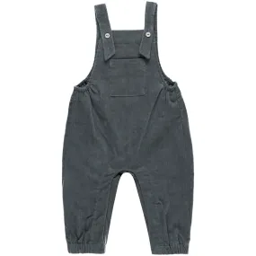 Corduroy Baby Overalls in Indigo by Quincy Mae