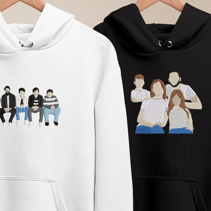 Custom Embroidered Hoodie Sweatshirt Gifts For Family
