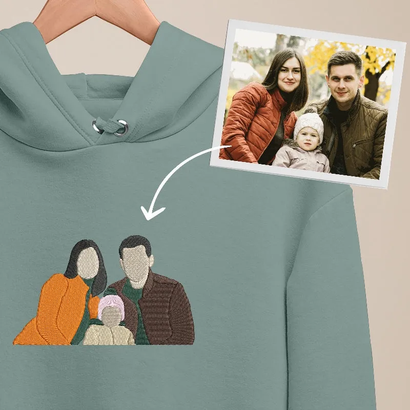 Custom Embroidered Hoodie Sweatshirt Gifts For Family