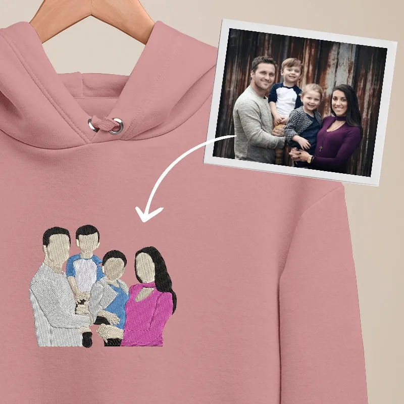 Custom Embroidered Hoodie Sweatshirt Gifts For Family