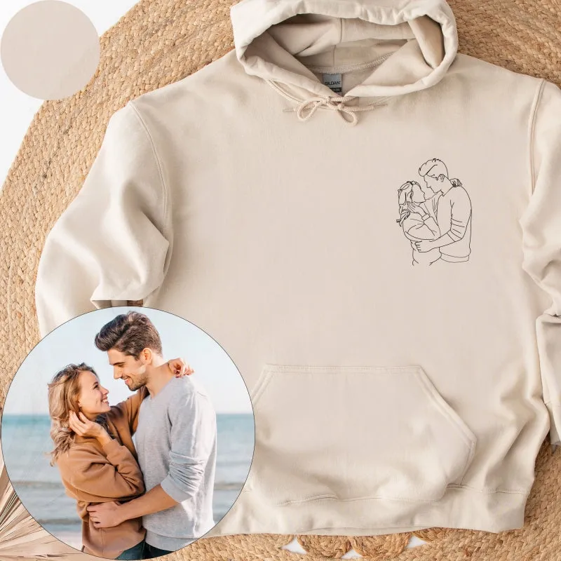 Custom Embroidered Hoodie Sweatshirt Gifts For Family