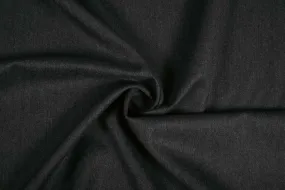 Dark Gray Plain Wool Fabric