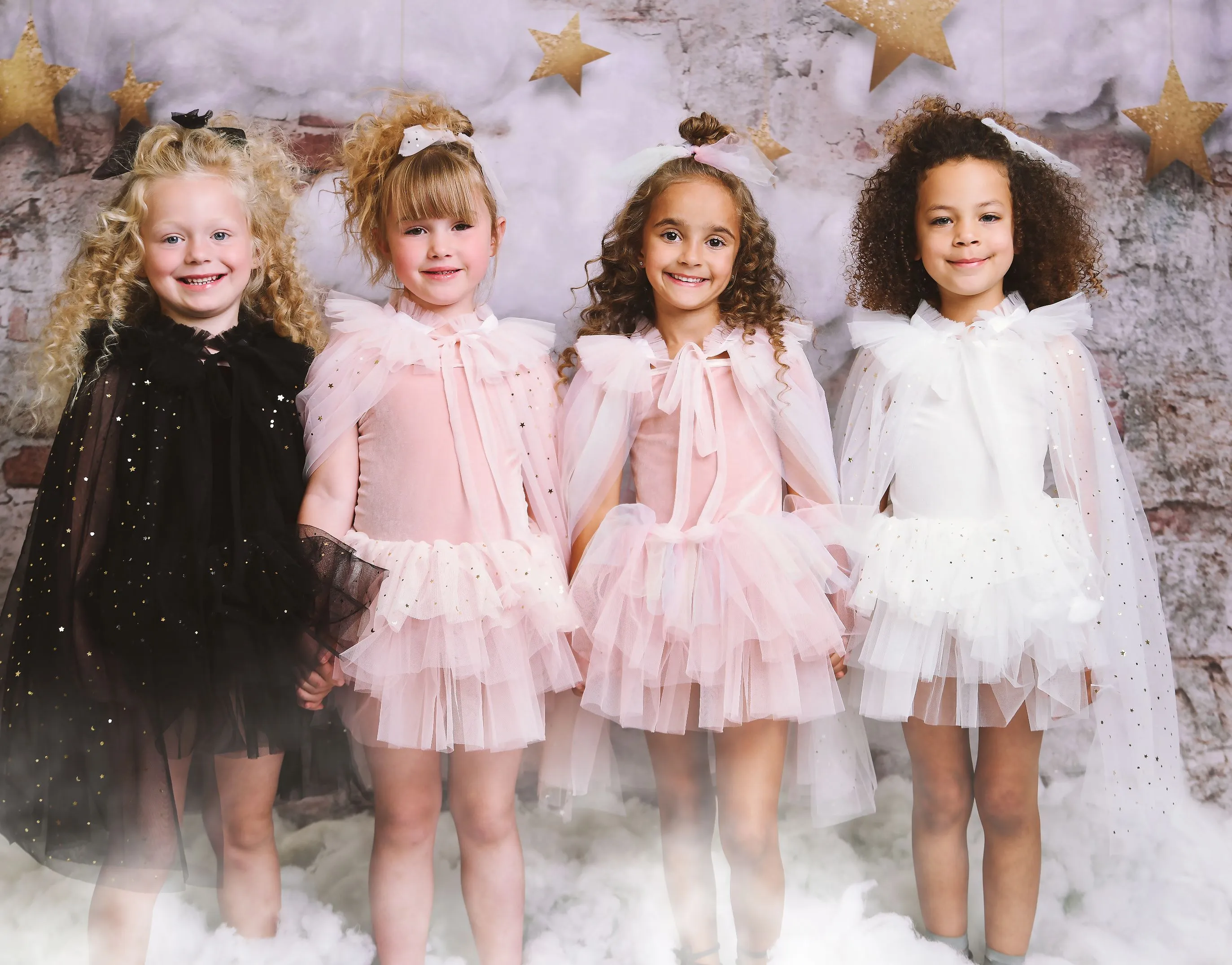 DOLLY® STARS & MOON ⭐️ 🌙 TULLE CAPE white