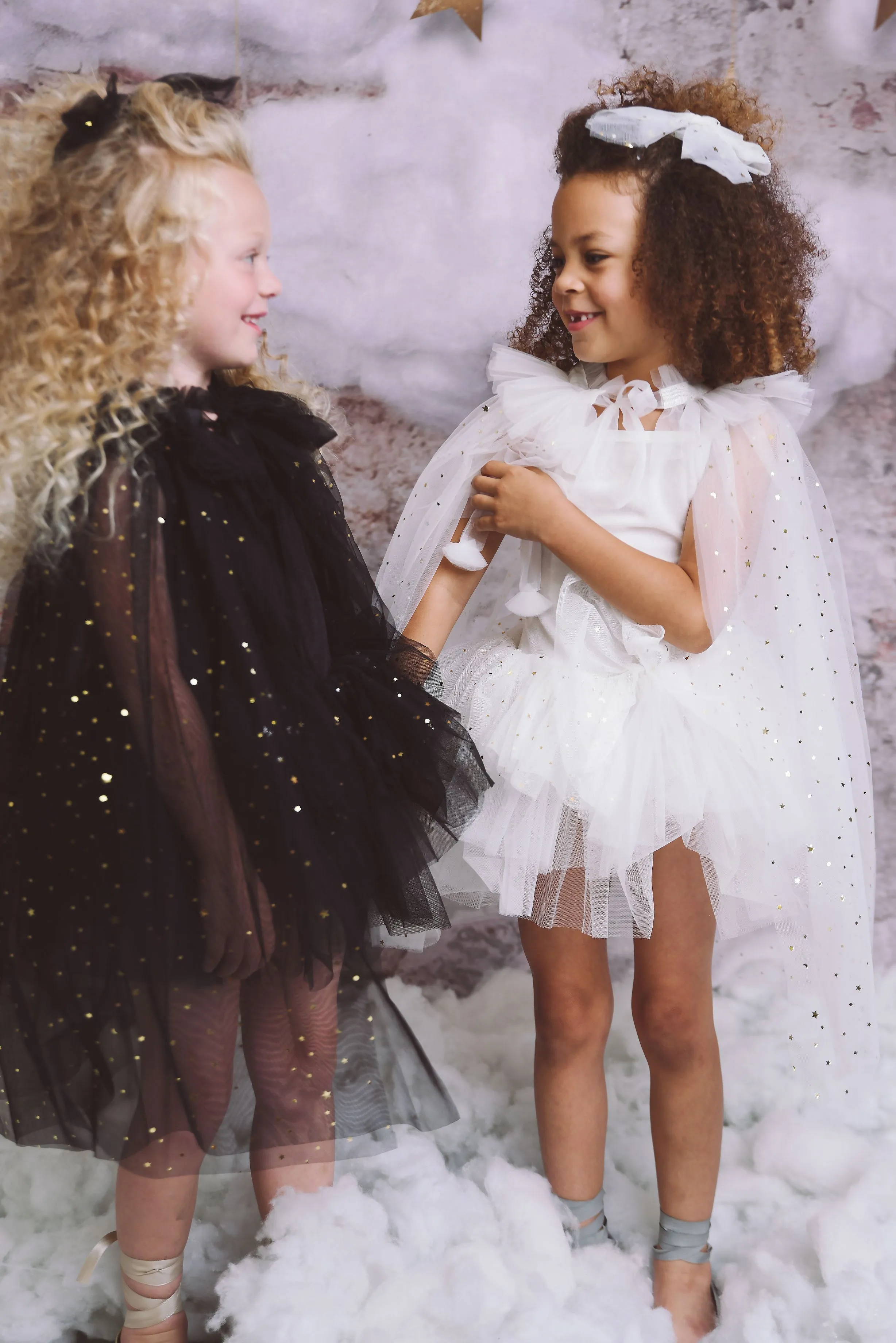 DOLLY® STARS & MOON ⭐️ 🌙 TULLE CAPE white