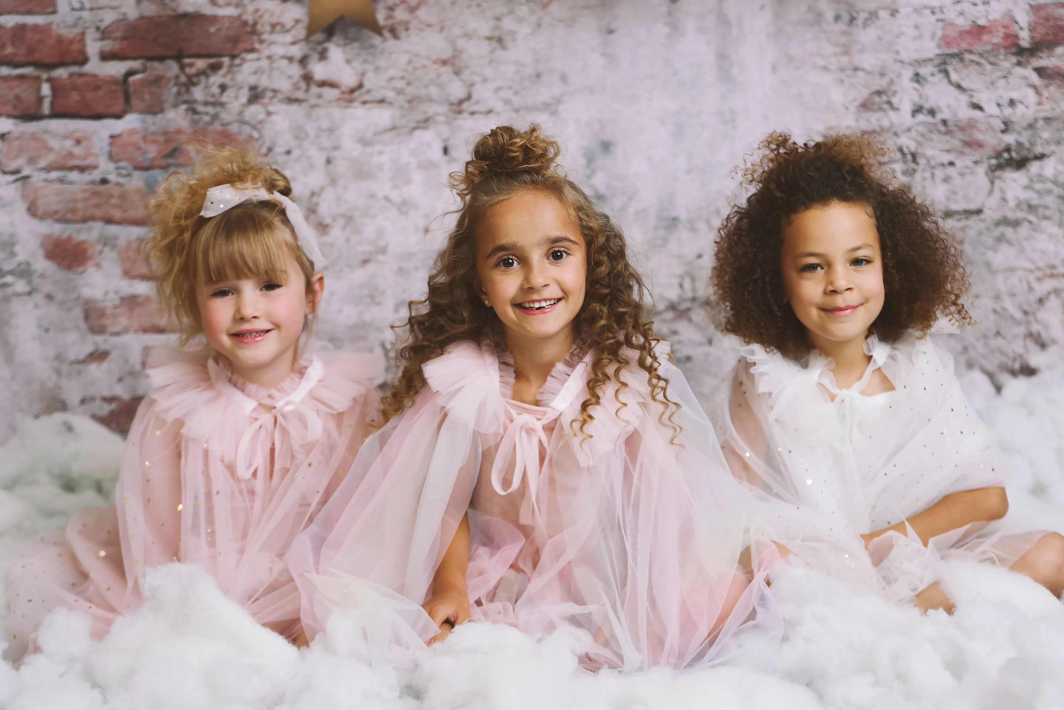 DOLLY® STARS & MOON ⭐️ 🌙 TULLE CAPE white