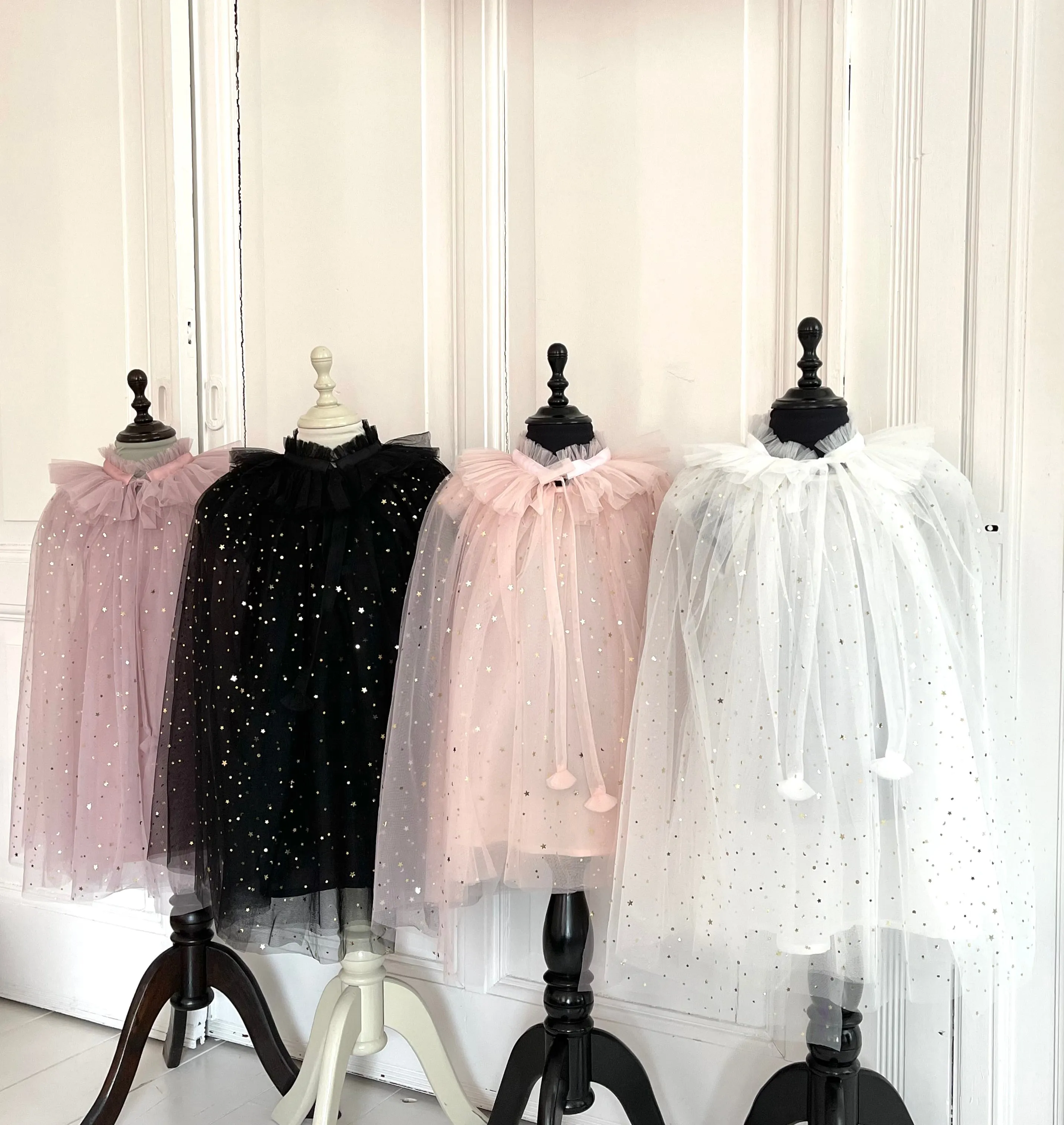 DOLLY® STARS & MOON ⭐️ 🌙 TULLE CAPE white