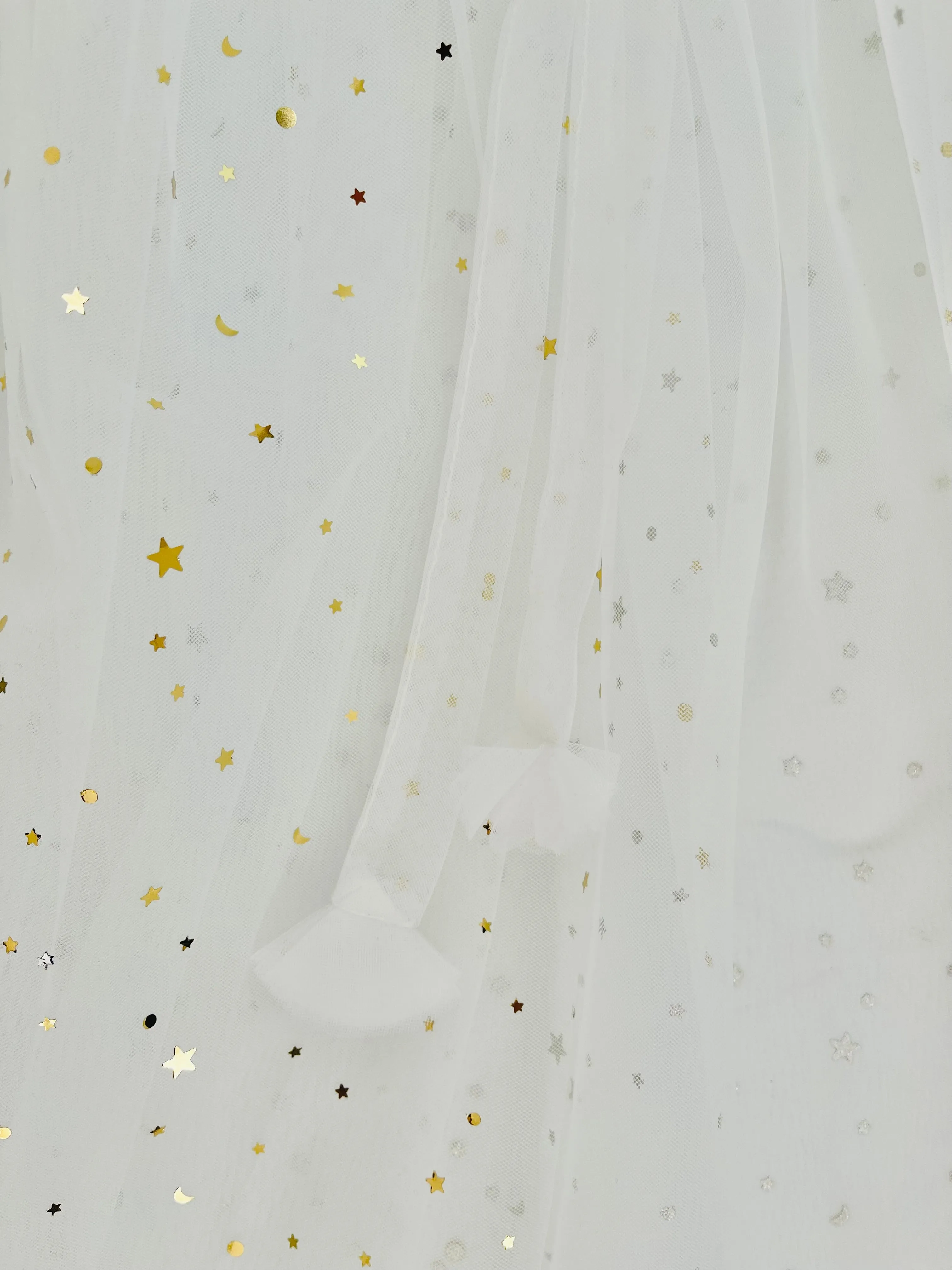 DOLLY® STARS & MOON ⭐️ 🌙 TULLE CAPE white