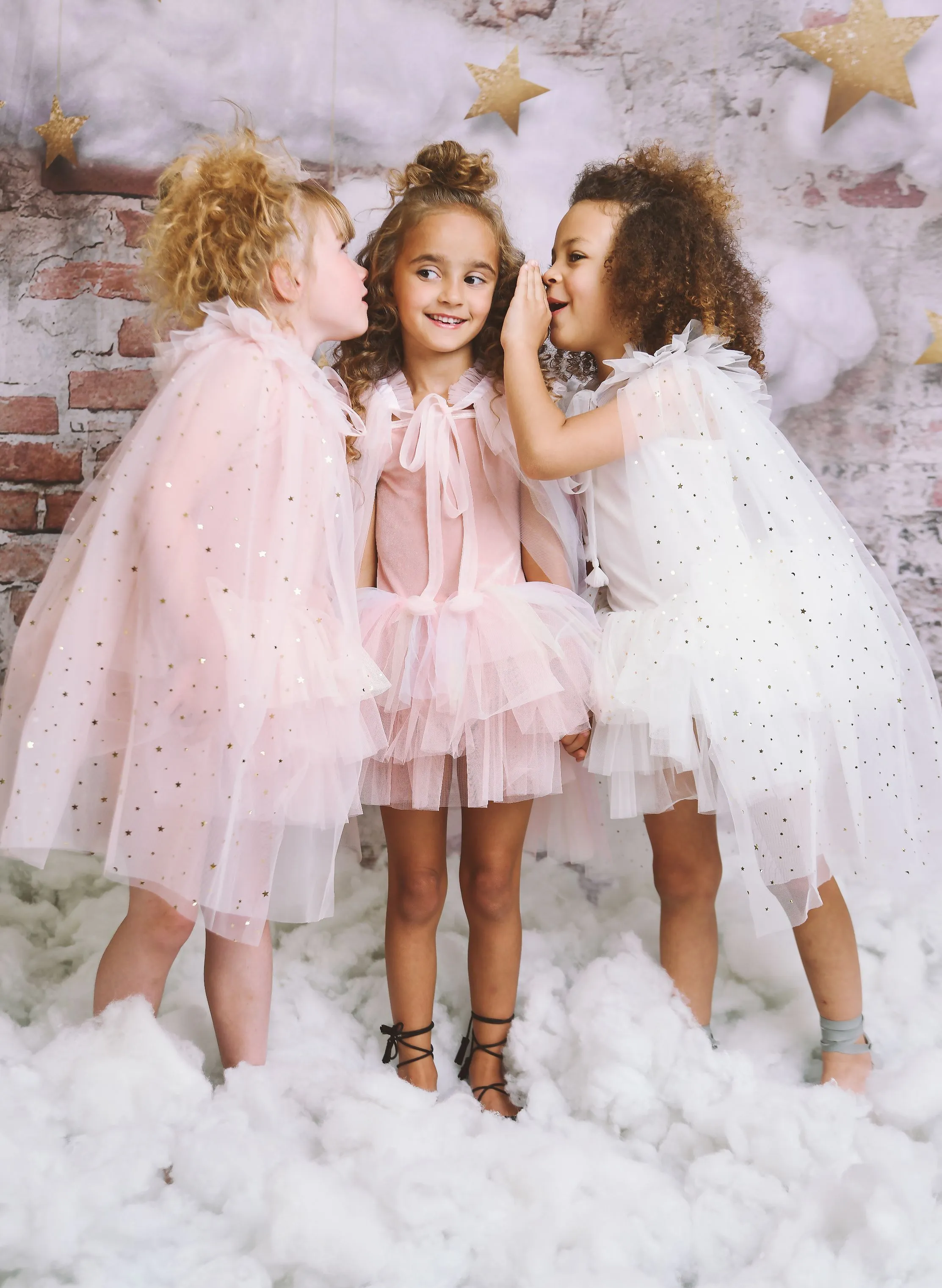 DOLLY® STARS & MOON ⭐️ 🌙 TULLE CAPE white