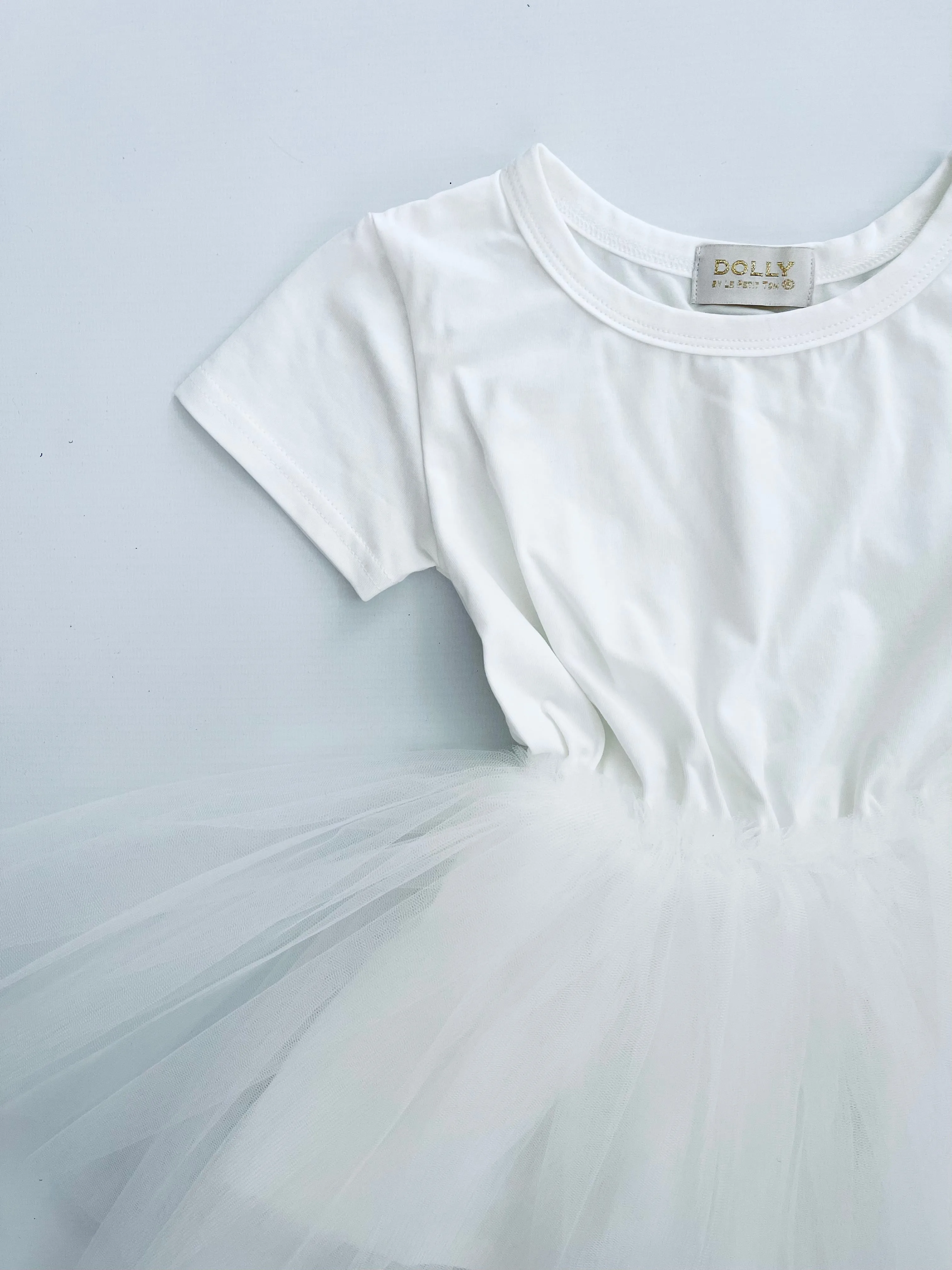 DOLLY® TUTULLY T-SHIRT TUTU DRESS white