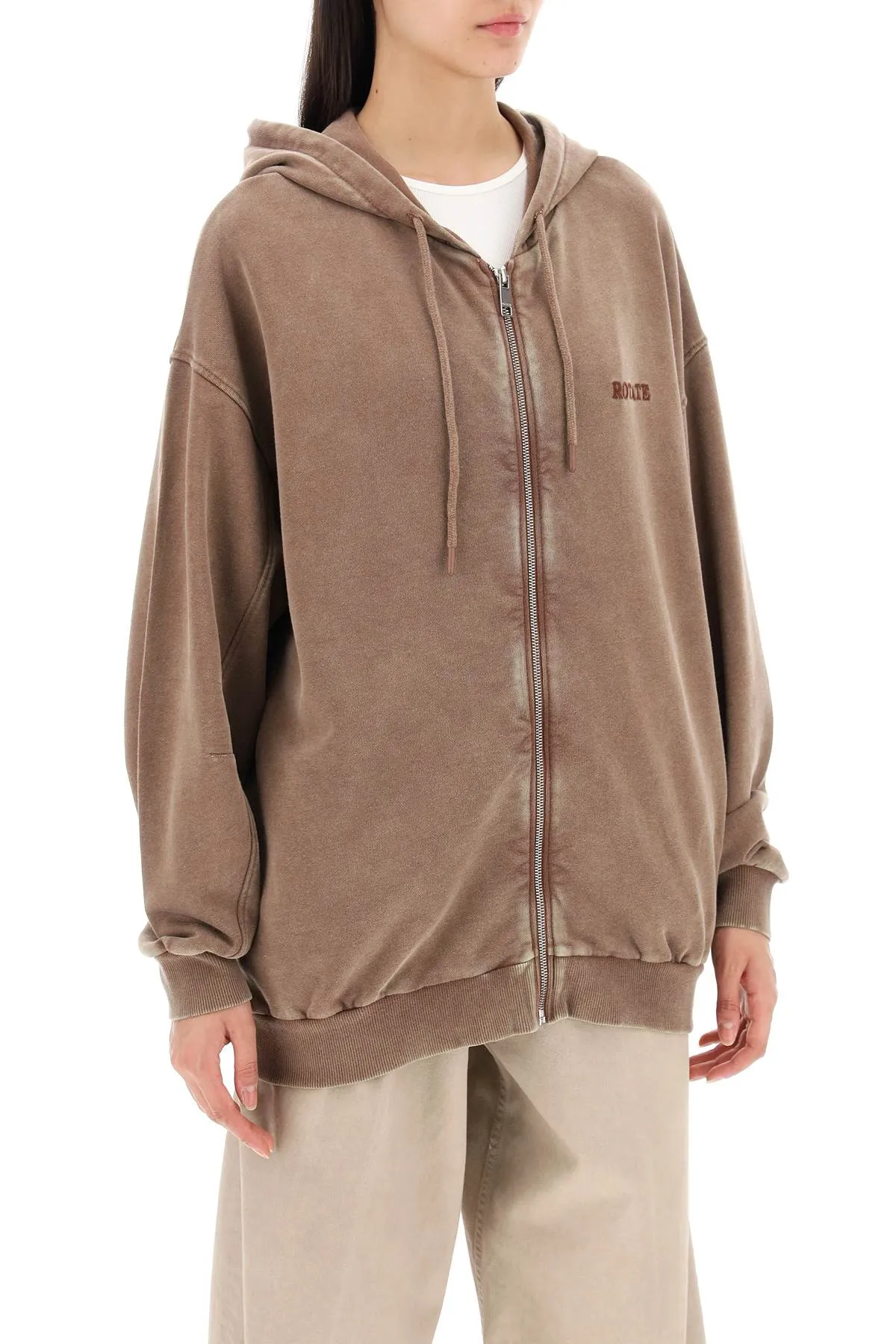 embroidered oversized sweat
