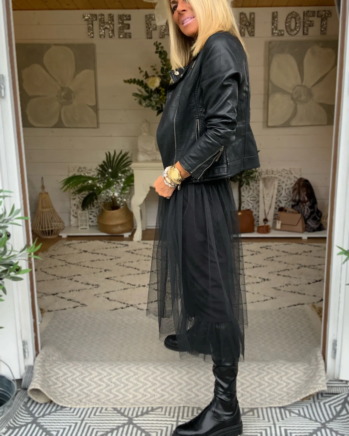 Faux Leather Jacket