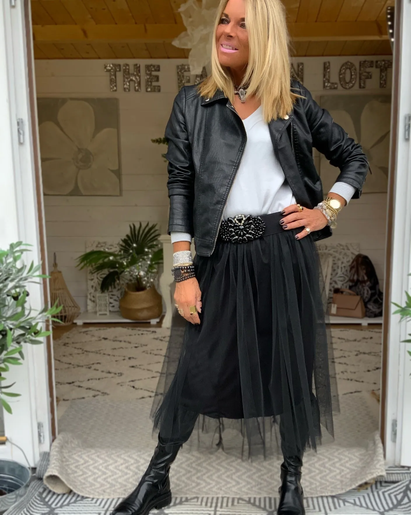 Faux Leather Jacket