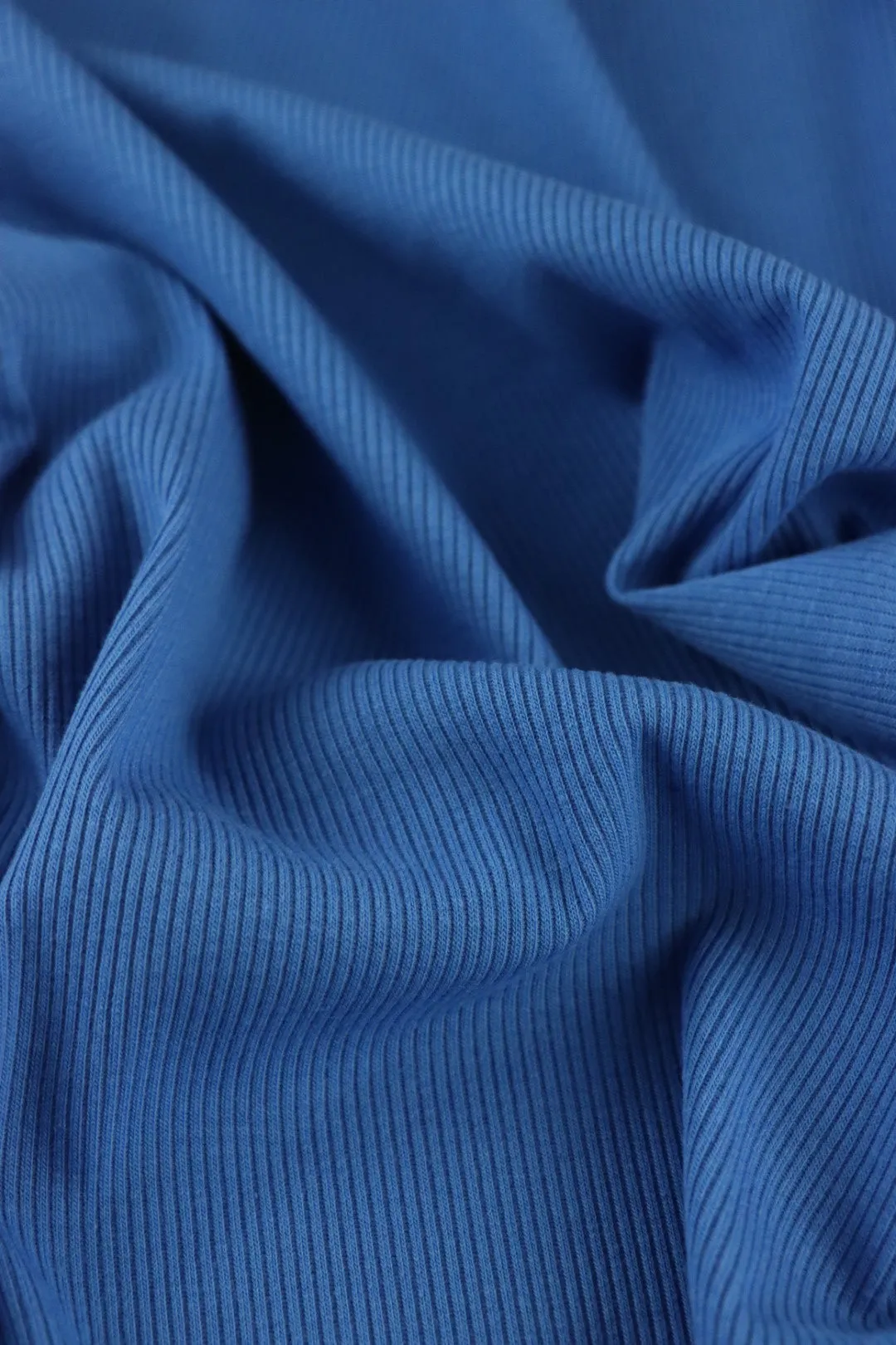 French Blue Vaeroy 2x1 Rib Knit