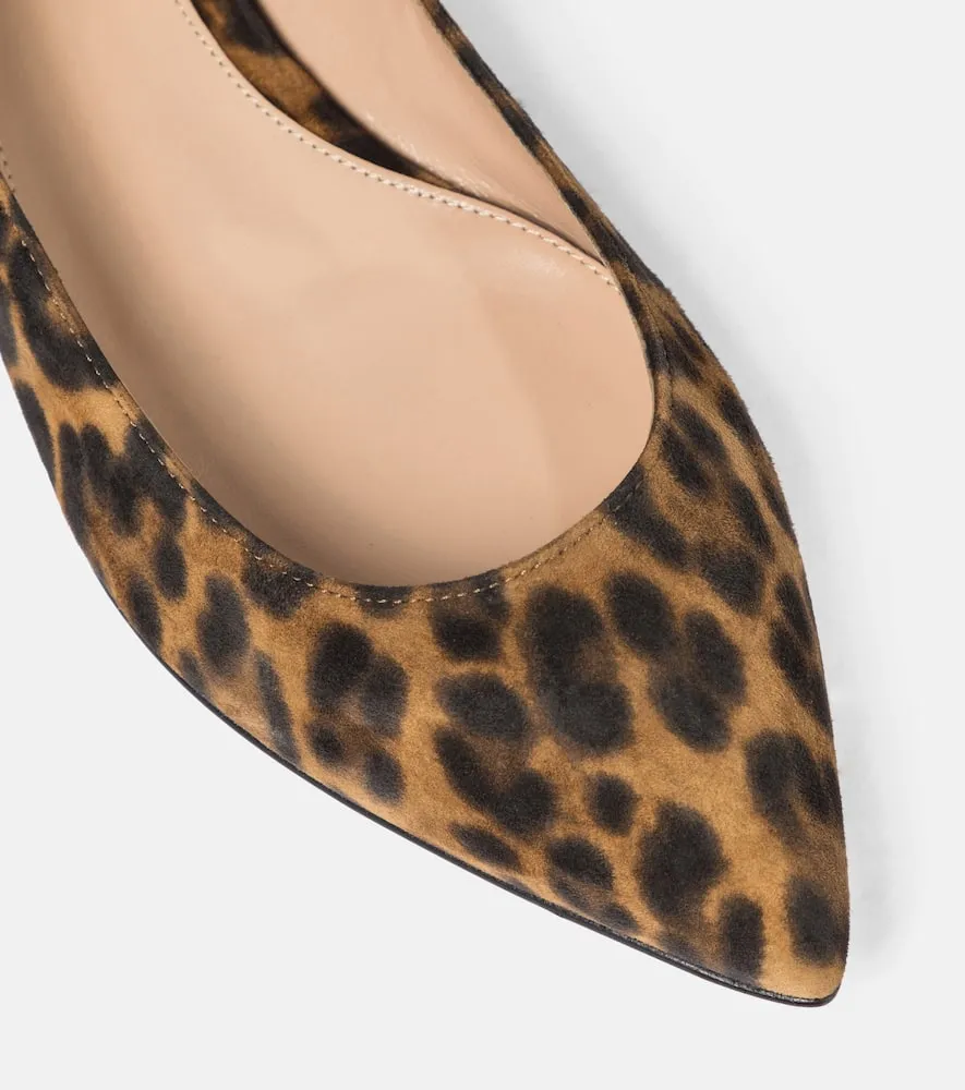 Gianvito Rossi Gianvito leopard-print ballet flats