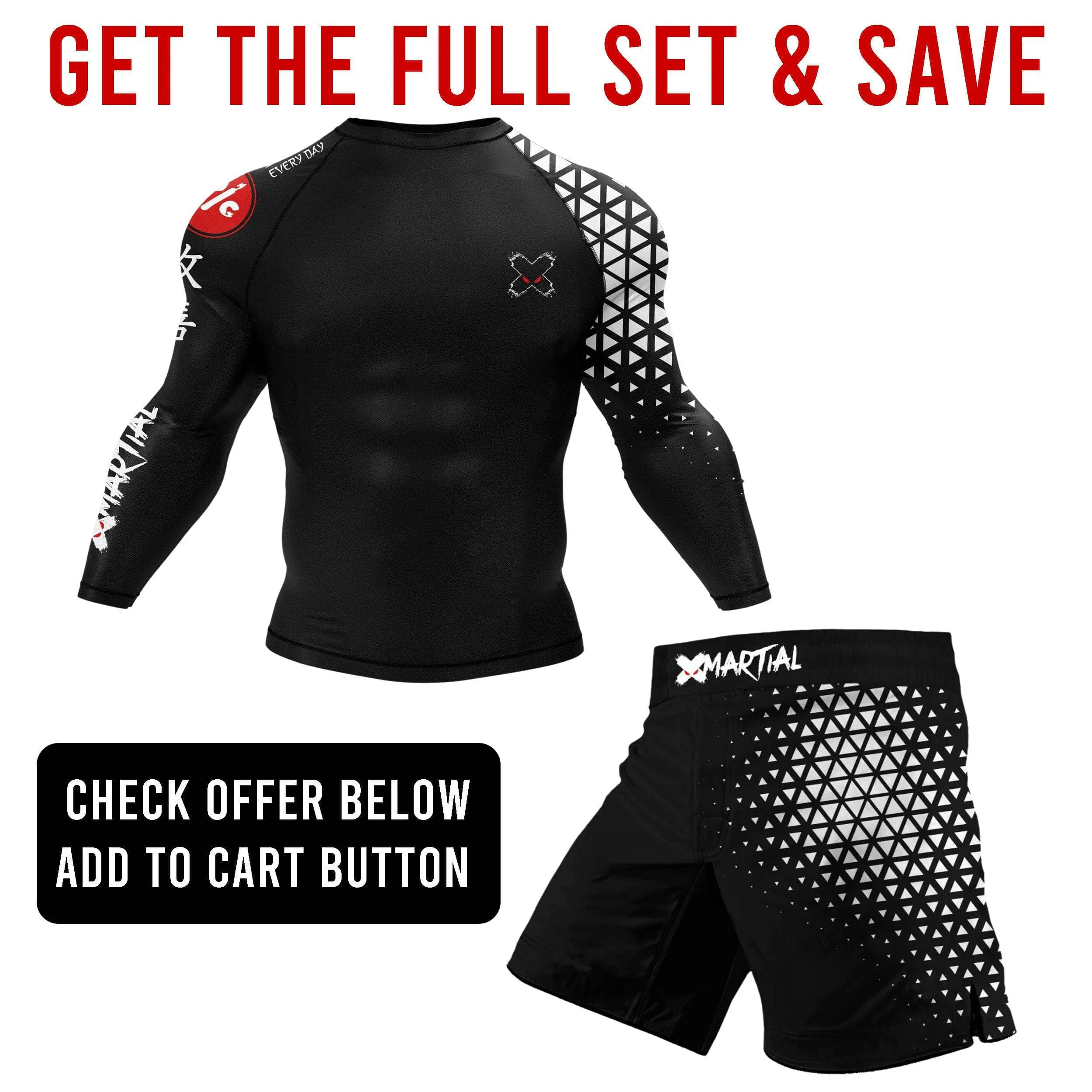 Grappler Rank 2.0 Hybrid BJJ/MMA Shorts