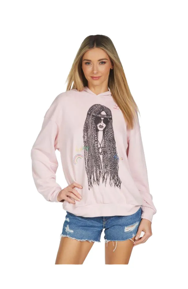 Harmony Hippie Girl Hoodie