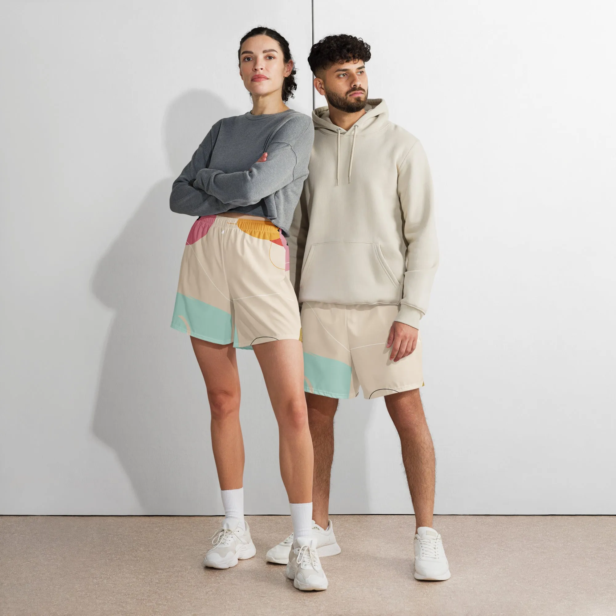 INSPIRATION All-Over Print Unisex Athletic Long Shorts