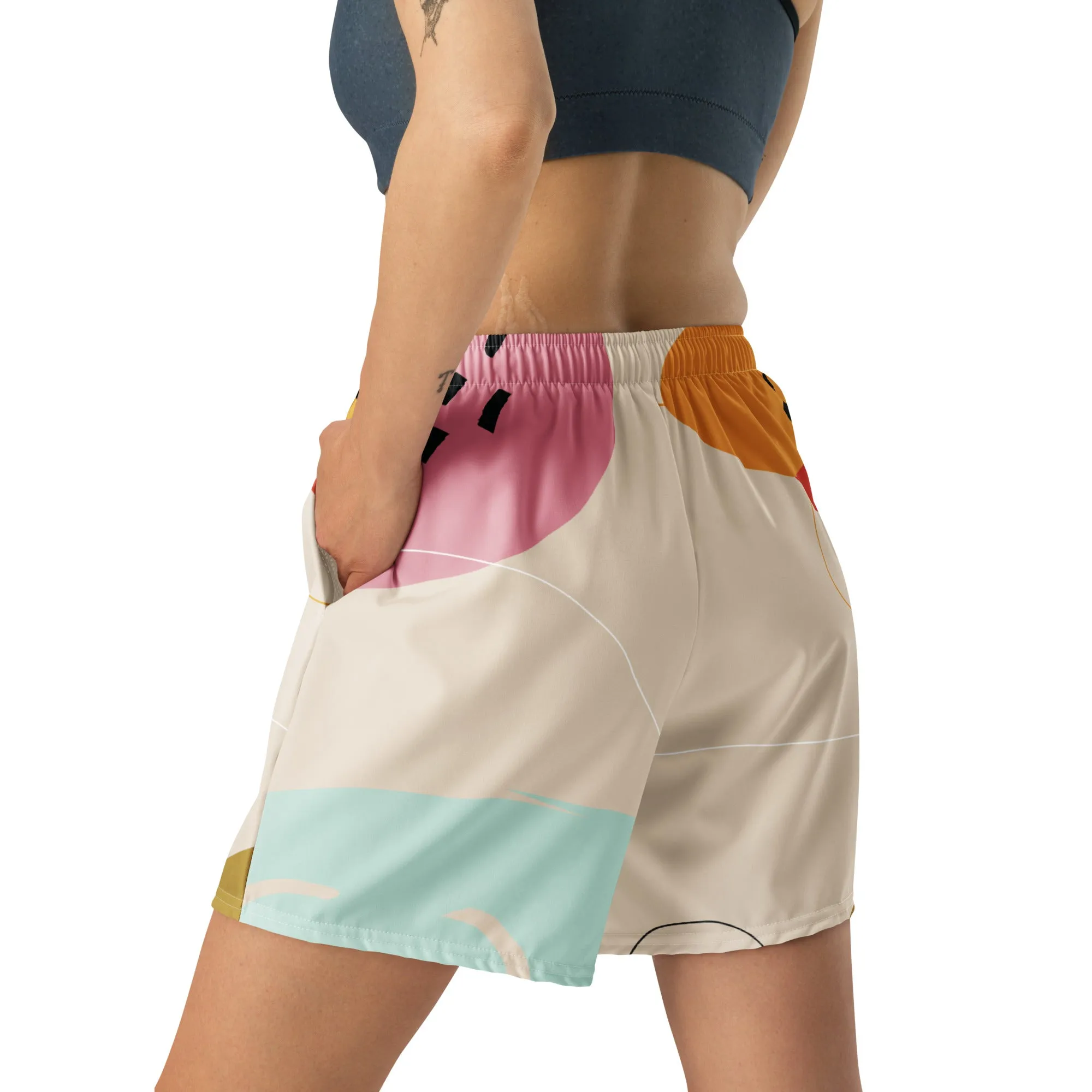 INSPIRATION All-Over Print Unisex Athletic Long Shorts
