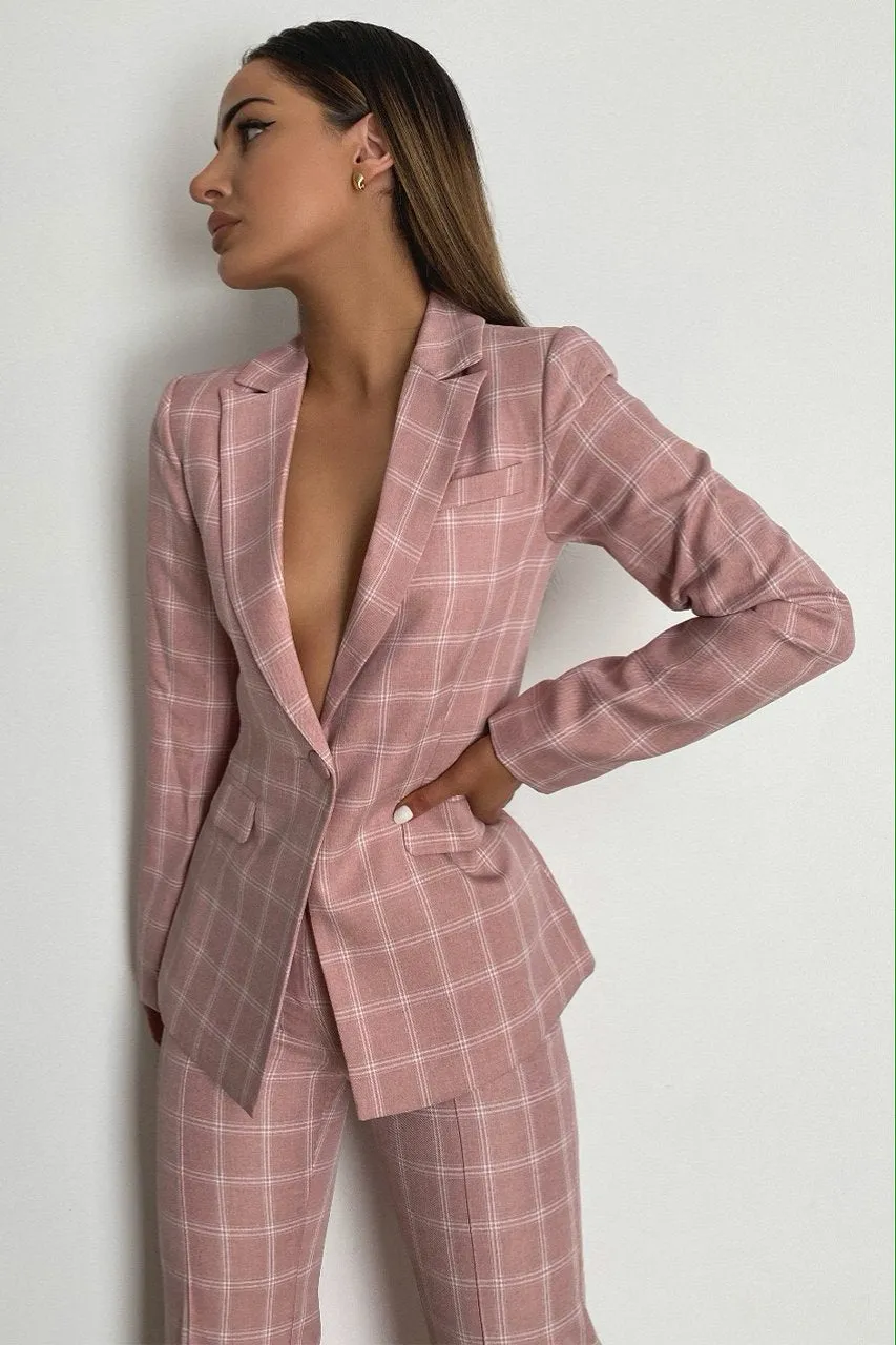 KARRIGAN CHECK BLAZER