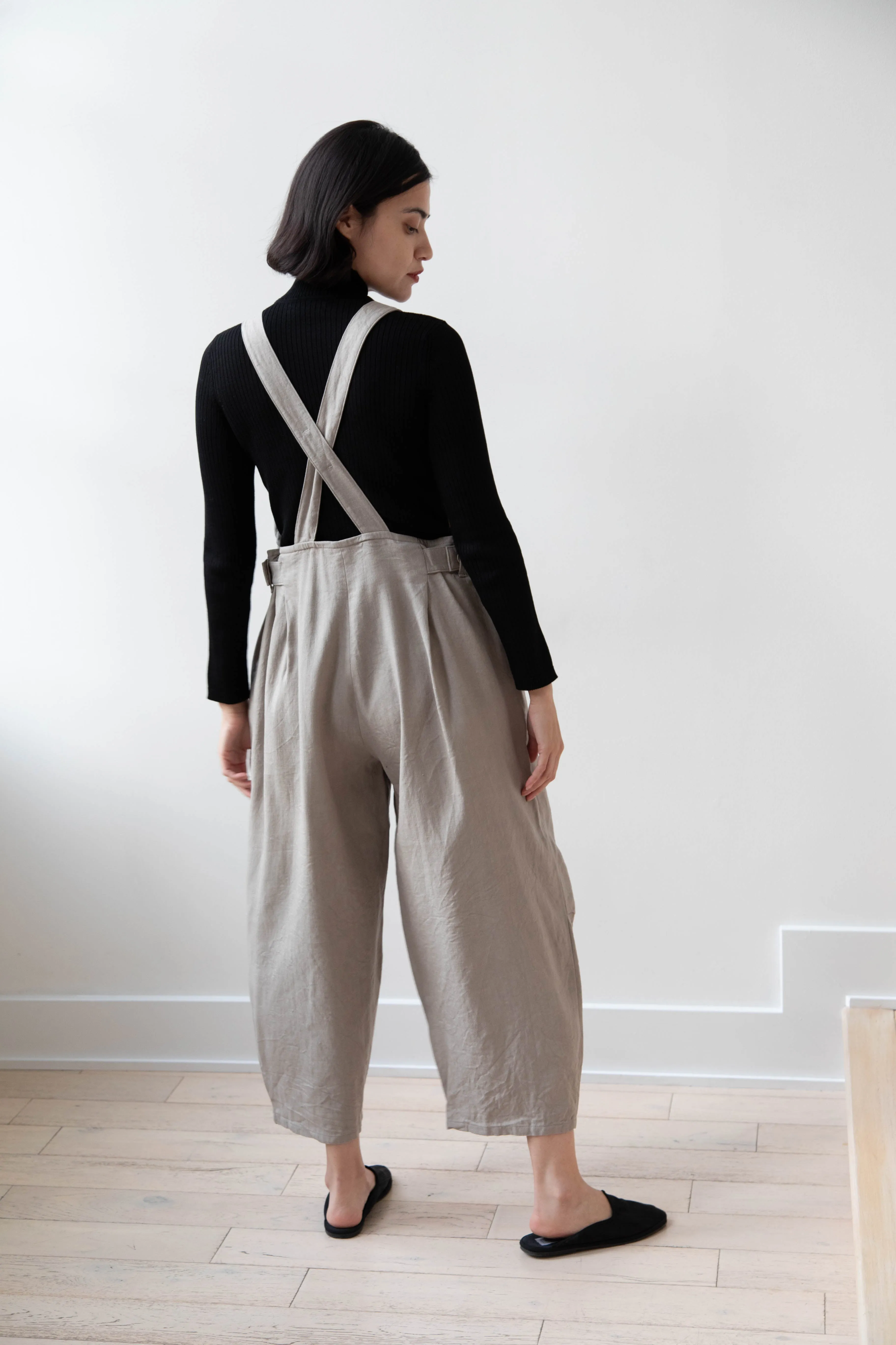 Laboratory | Side Tab Salopette in Natural