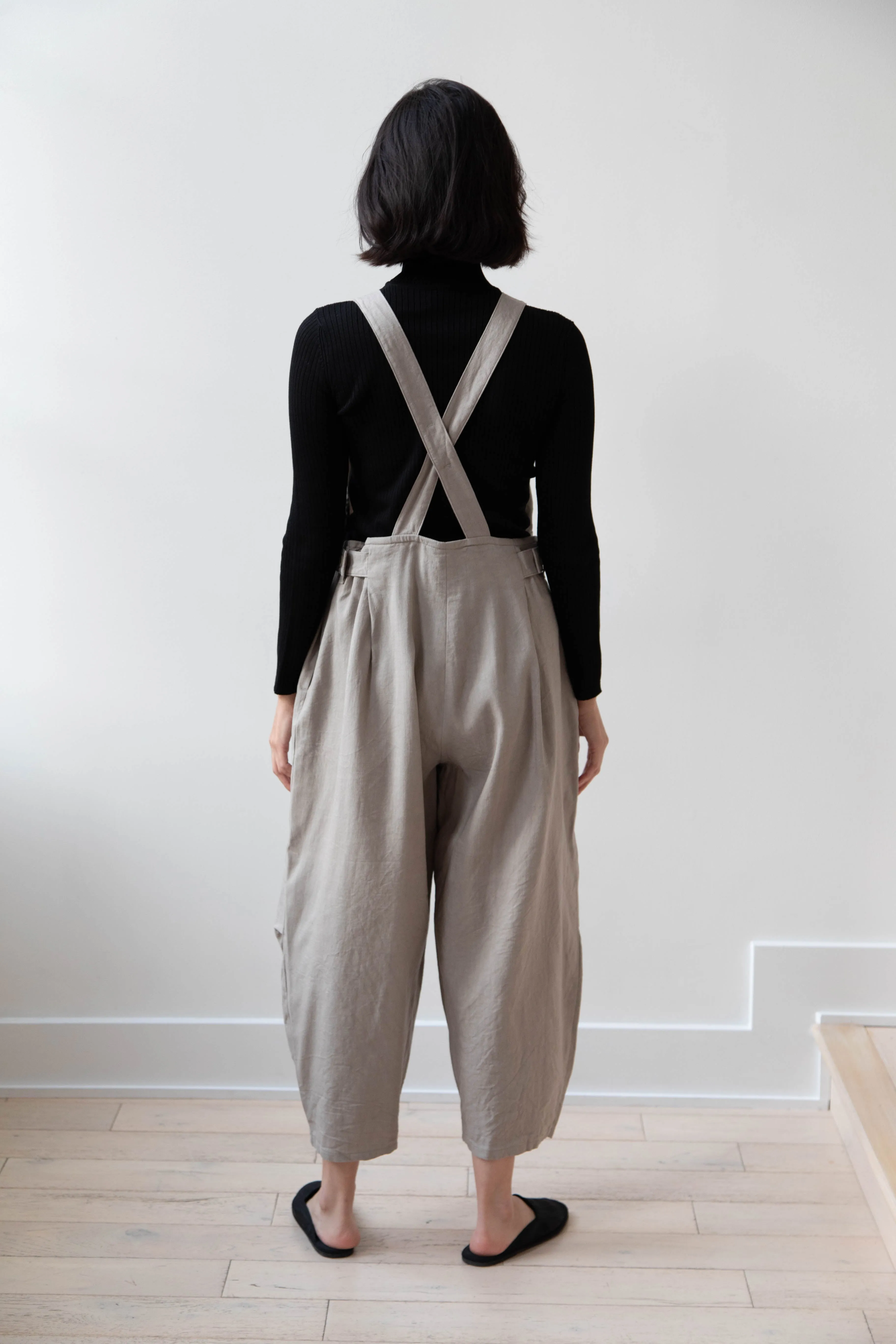 Laboratory | Side Tab Salopette in Natural