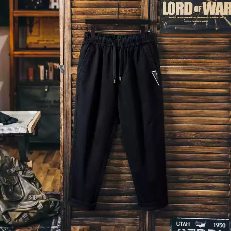 Loose Tapered Straight Casual Pants P1173