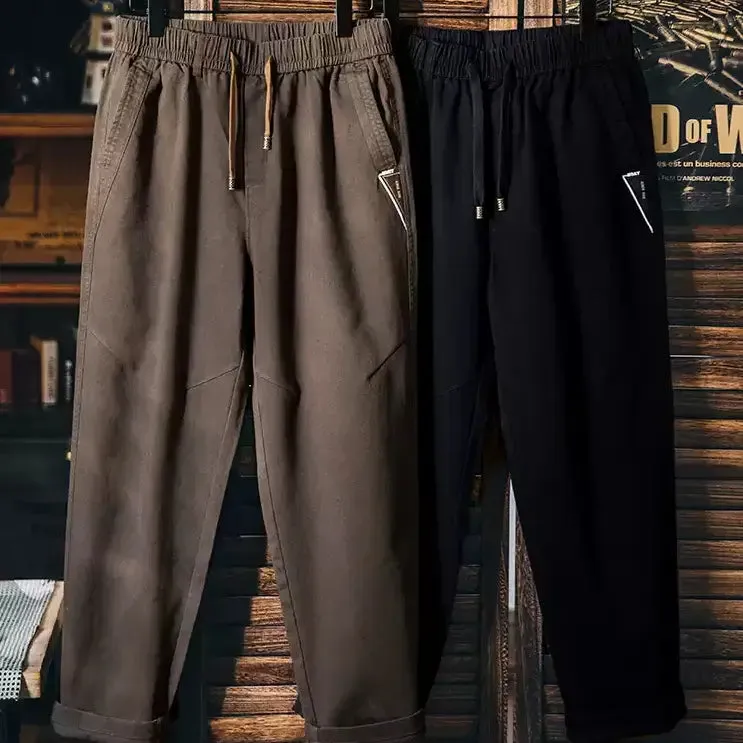 Loose Tapered Straight Casual Pants P1173