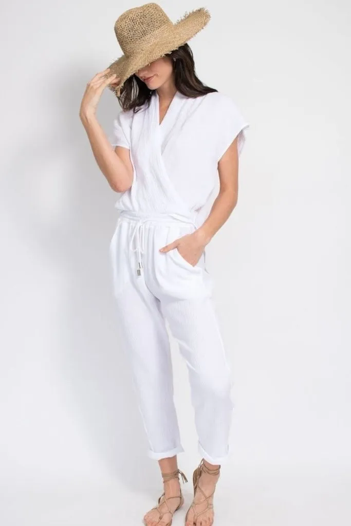 Natalie Busby - Travel Pant: White