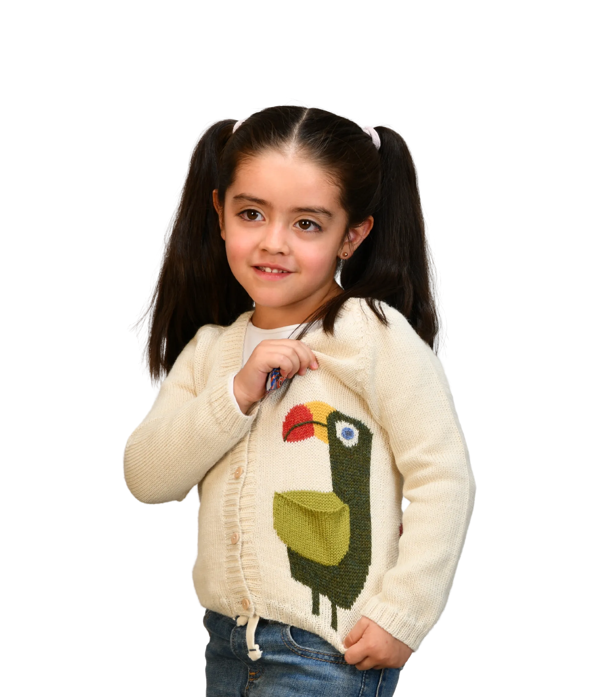 NW610 TUTTU TOUCAN POCKET CARDIGAN